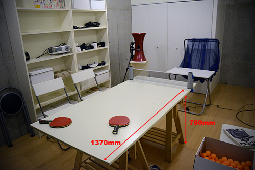 自宅のダイニングテーブルや職場の会議テーブルが卓球台に早変わり♪❤卓球セット
