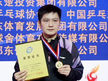 樊振東　激レア　特大タペストリー　非売品　世界ランキング１位　卓球　ポスター